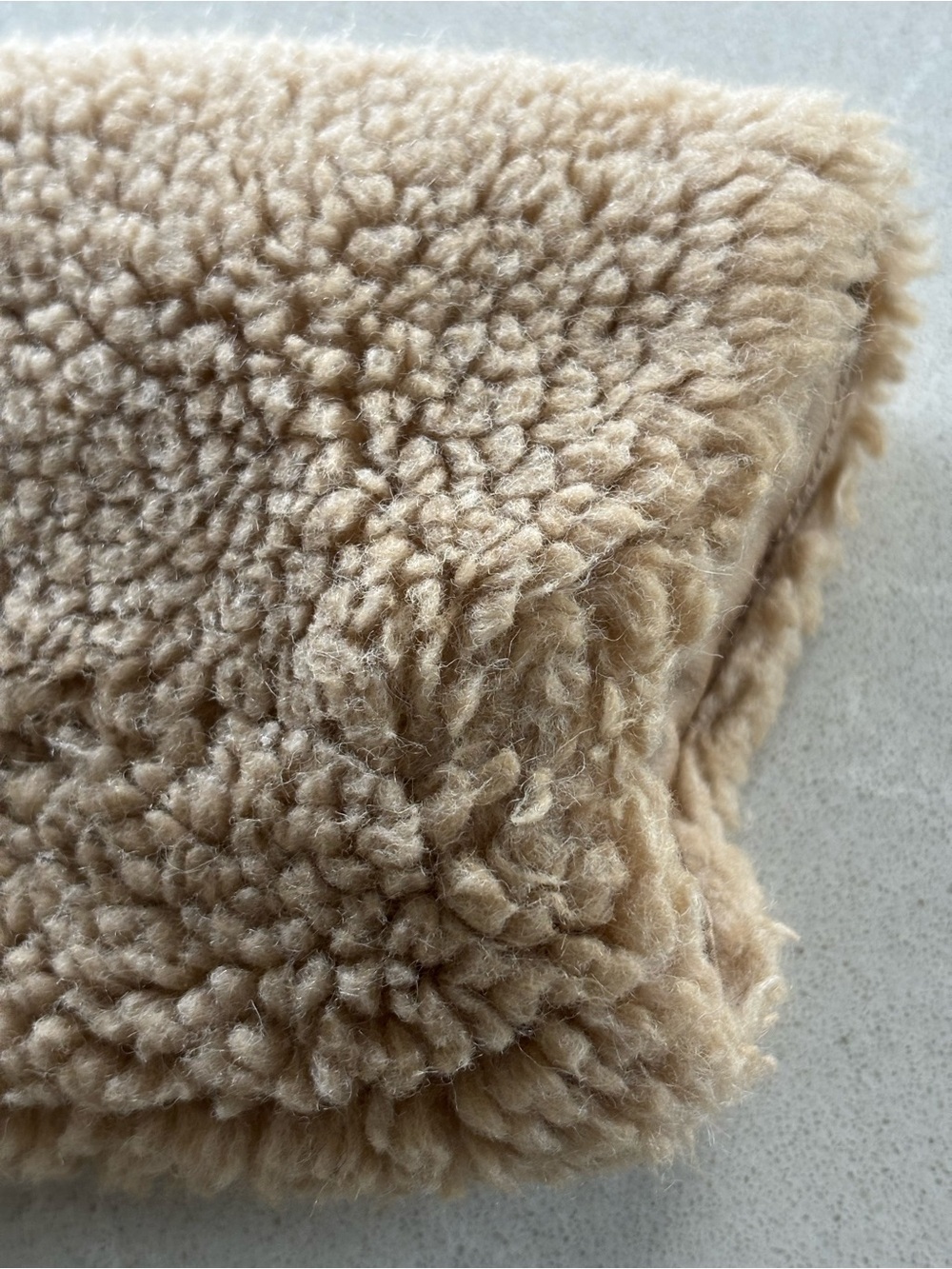 Wilfred Free Teddy Sherpa Jacket Cream Oversized Minimalist Size Small Luxe - Picture 9 of 12